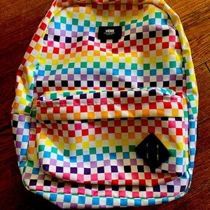 VANS Old Skool III Rainbow Checkerboard Backpack